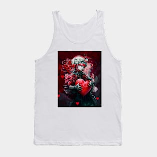 Valentine 2053 No. 1: Futuristic Valentine's Day Tank Top